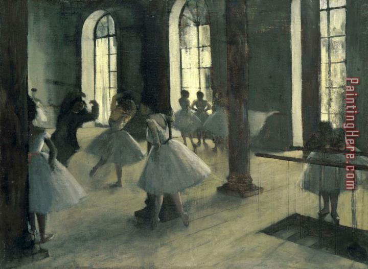 Edgar Degas La Repetition Au Foyer De La Danse